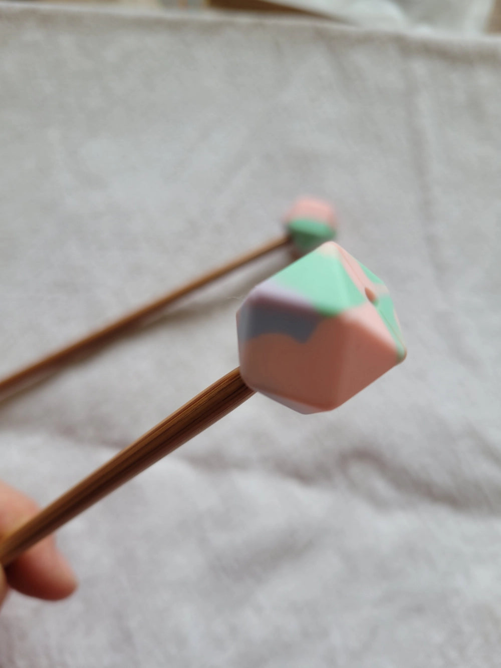 Nadelstopper / Maschenstopper Geo - Set 2 Stück