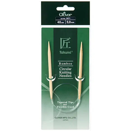 Feste Rundstricknadel Takumi® aus Bambus