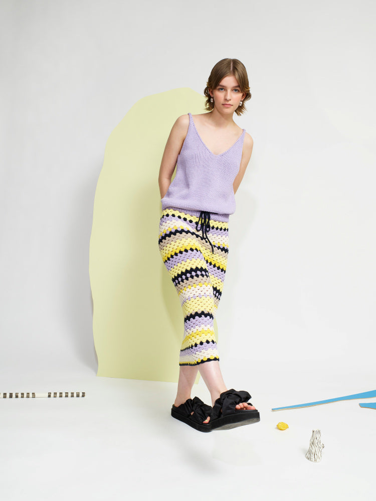 Häkelpaket Krokus Skjørt aus Petunia von Rauma inkl. Anleitung (NOR)