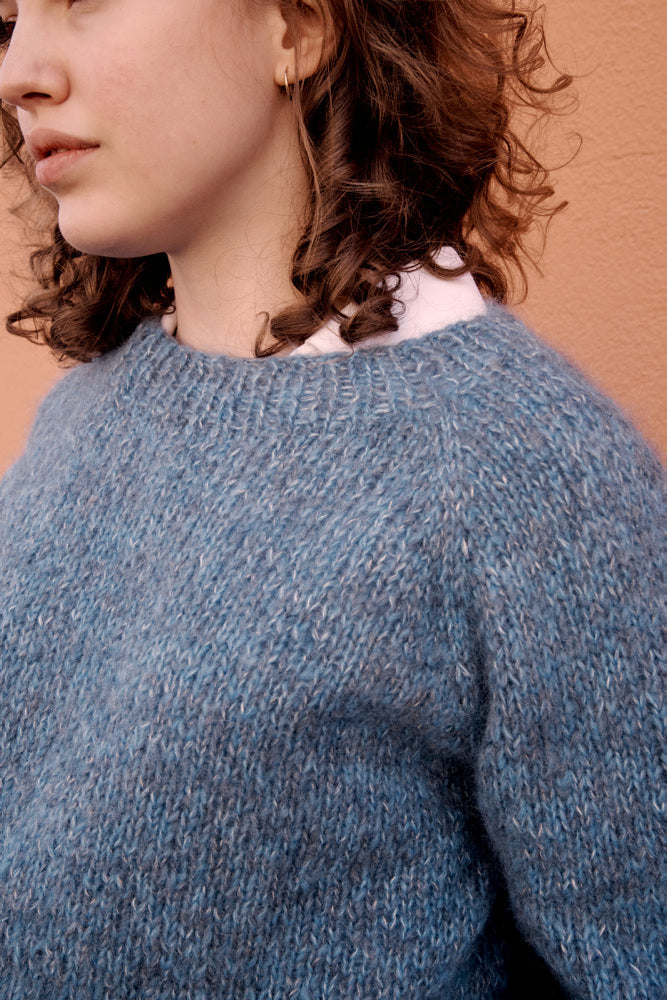 Strickpaket Gaya høstgenser aus Alpakka Lin von Rauma inkl. Anleitung (DE!)