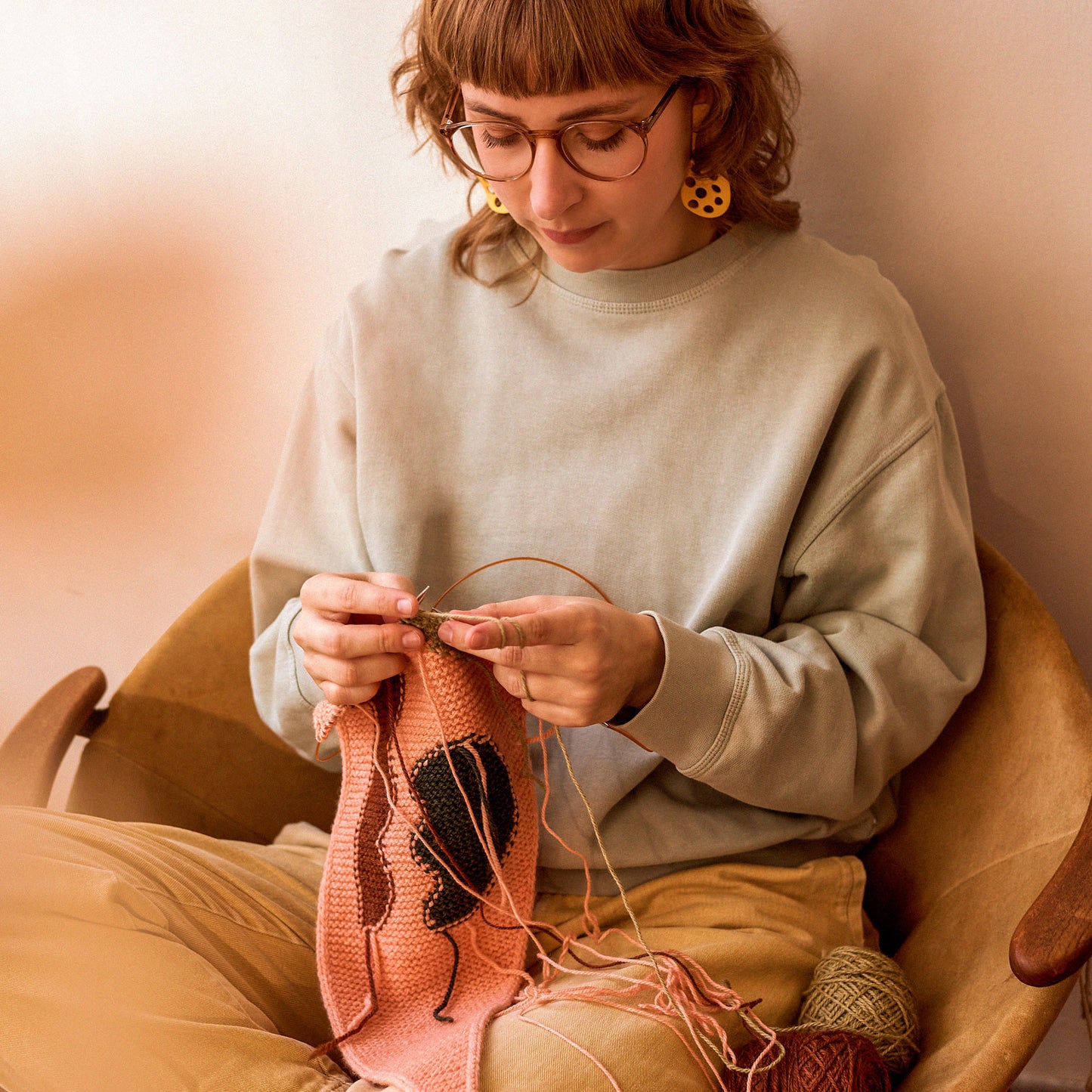 Workshop: Stricken mit Perlen & Pailletten am 30.11.2025 mit Anna Husemann (3h)