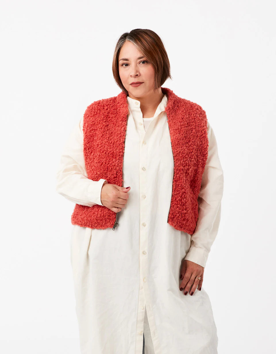 Strickset Flynn Vest von Coco Knits aus Bouclé von Isager