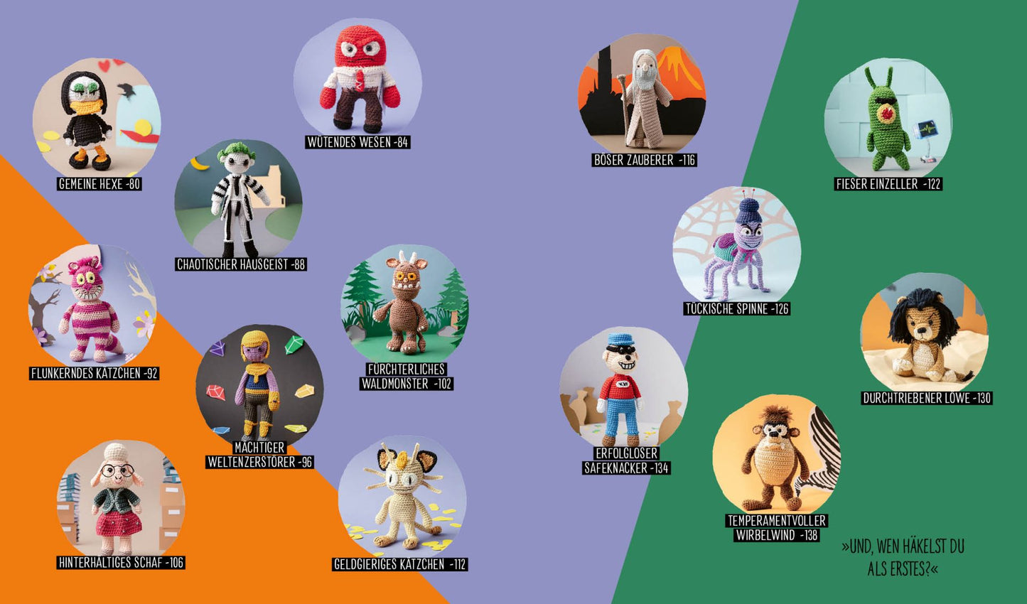 Helden der Kindheit – Das Häkelbuch der Superschurken