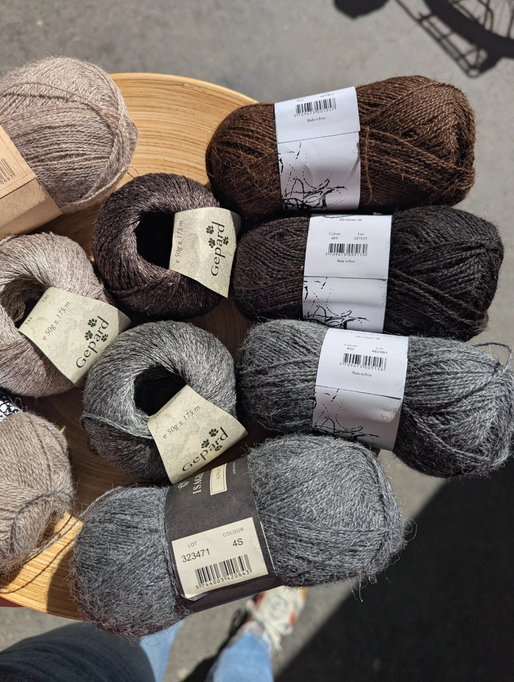 Strickpaket lyra blouse von Aegyoknit aus Hør Silke von Gepard + Beilaufgarn