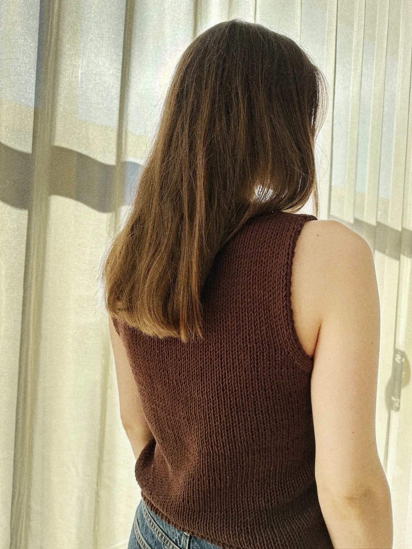 Strickpaket Sidewalk Top von Spektakelstrik aus Tjukk Bomull von Rauma