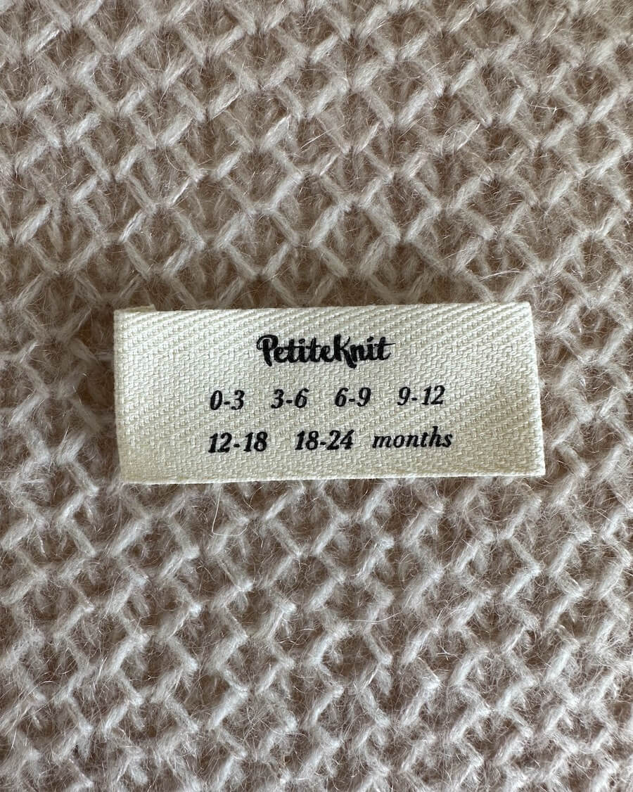 PetiteKnit Baumwoll-Label (diverse)