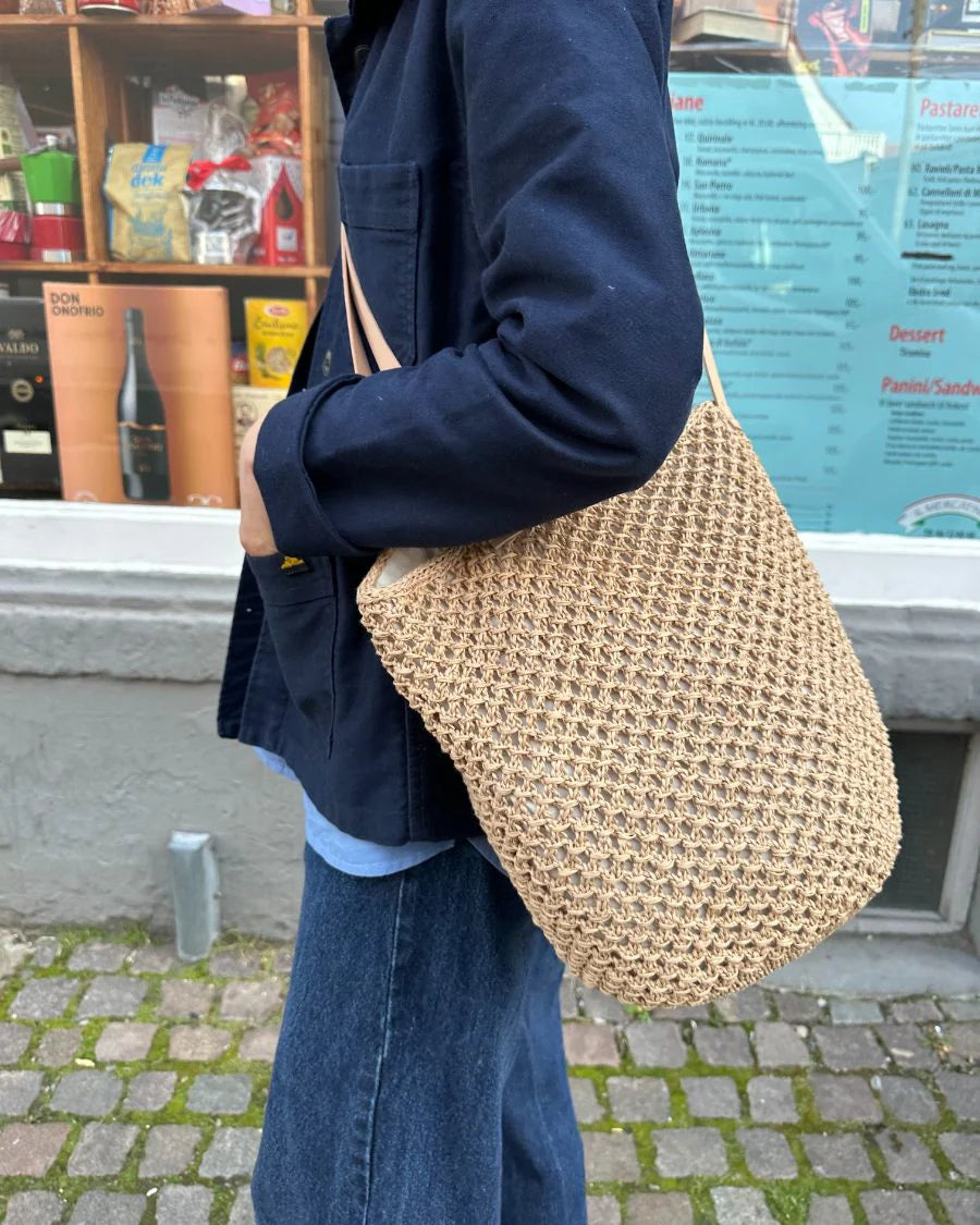Strickpaket French Market Bag inkl. Originalgarn & Zubehör von PetiteKnit