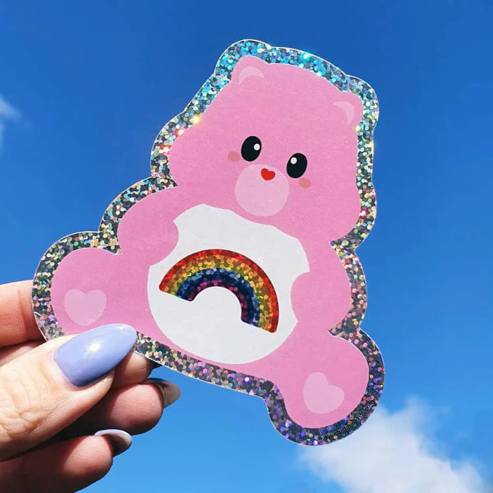 Glitter Sticker - hochwertig & groß!