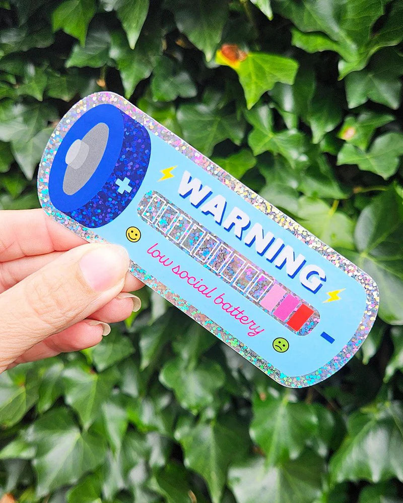 Glitter Sticker - hochwertig & groß!