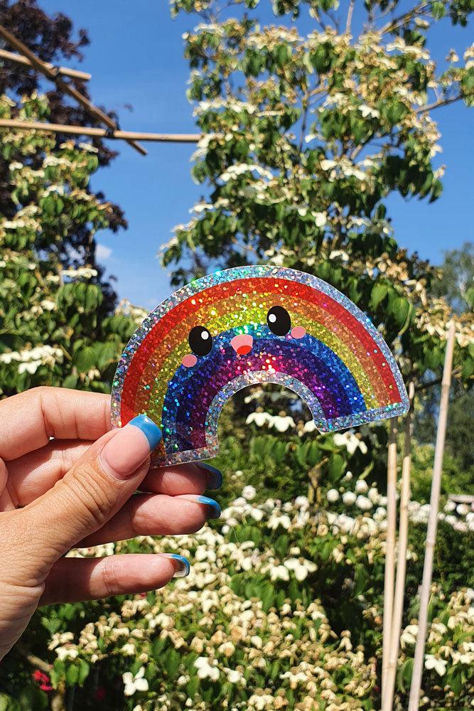 Glitter Sticker - hochwertig & groß!
