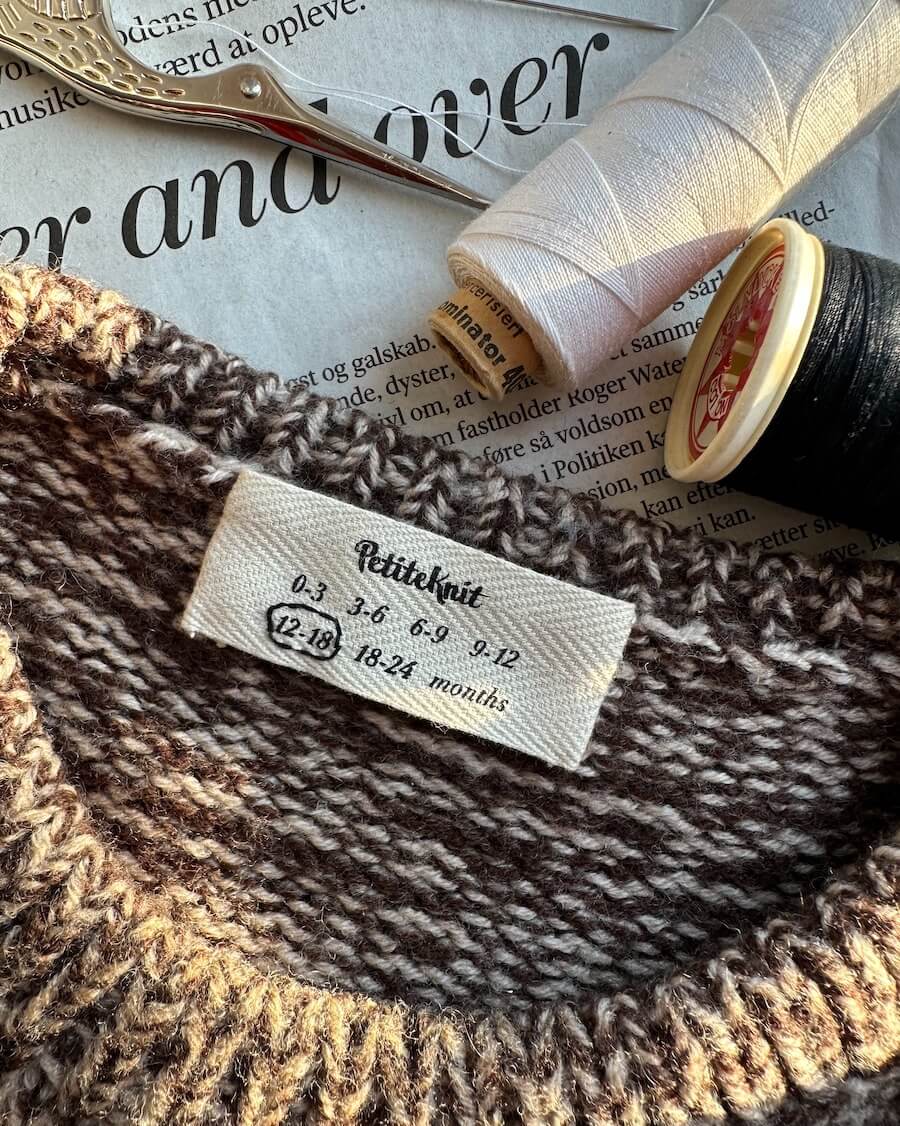 PetiteKnit Baumwoll-Label (diverse)