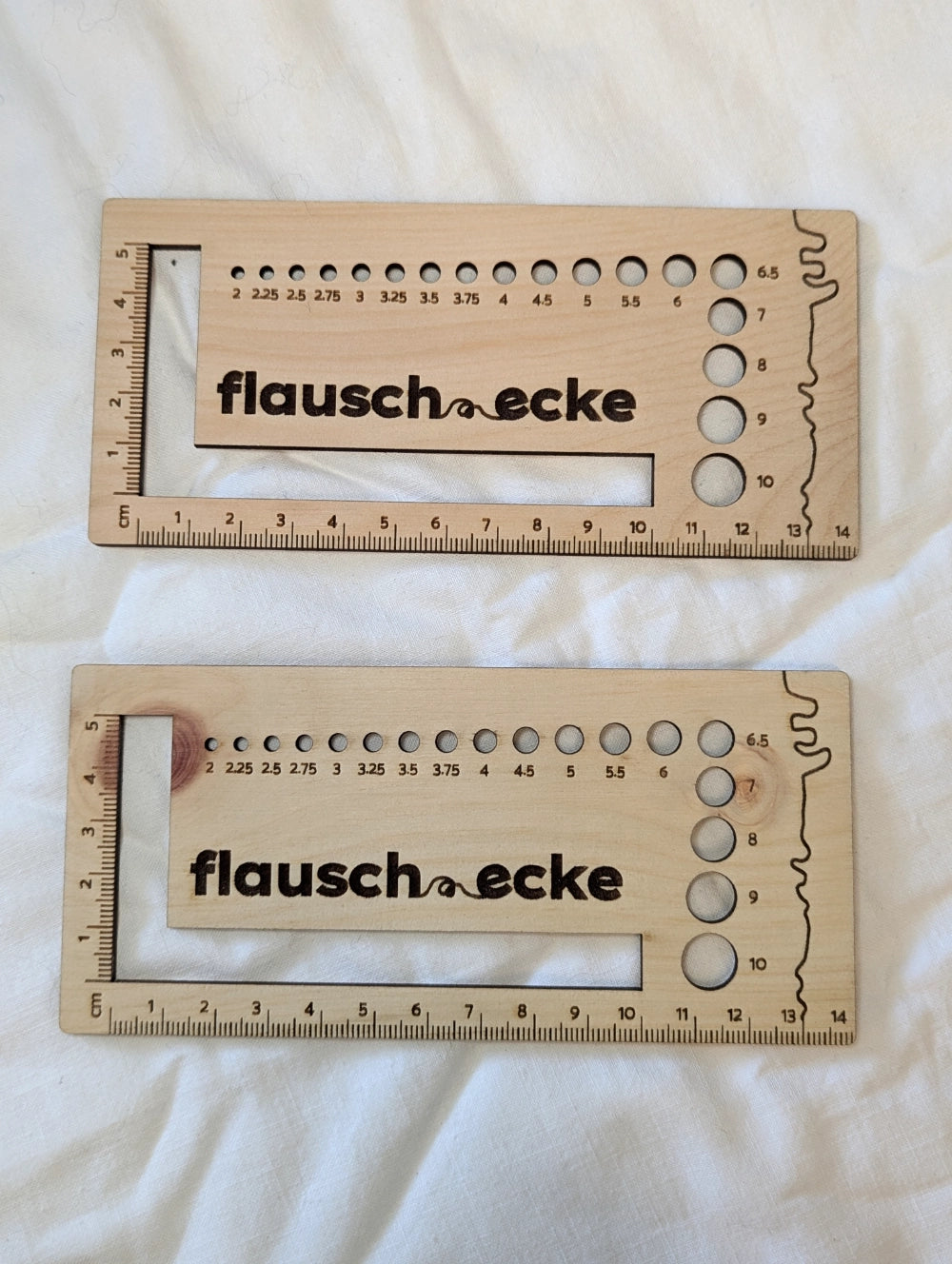 Flauschecke Zählrahmen / Lineal inkl. Nadelmaß