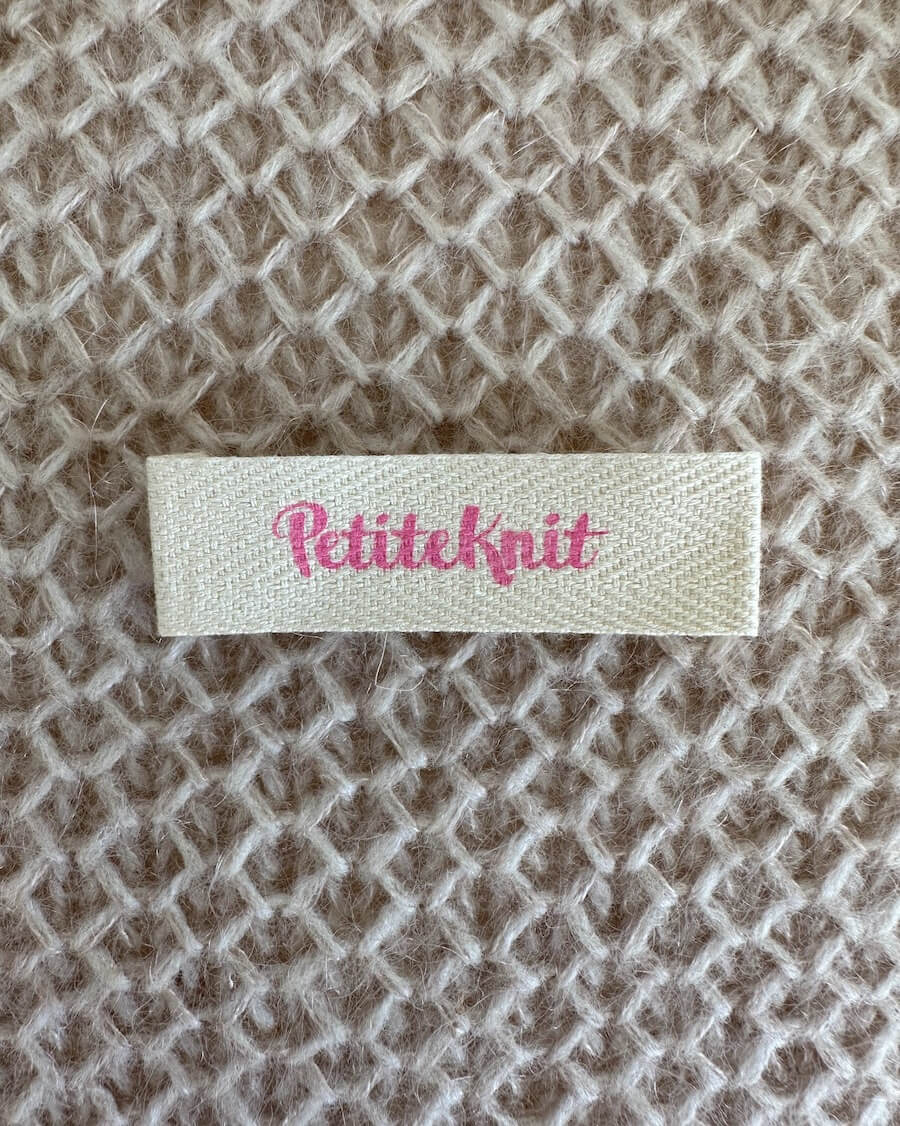 PetiteKnit Baumwoll-Label (diverse)
