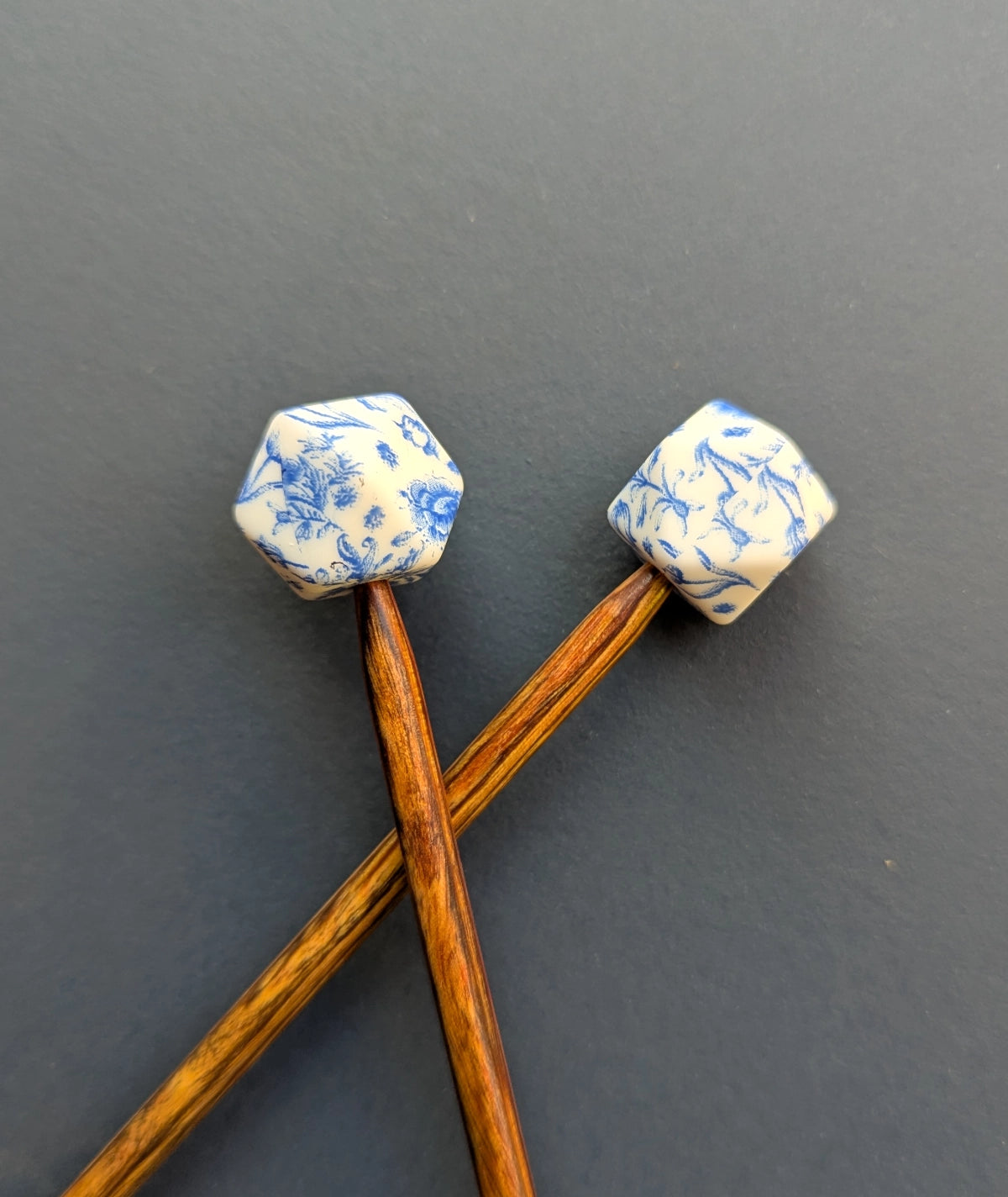 Nadelstopper / Maschenstopper Kugeln & Hexagons (Set 2 Stk.)