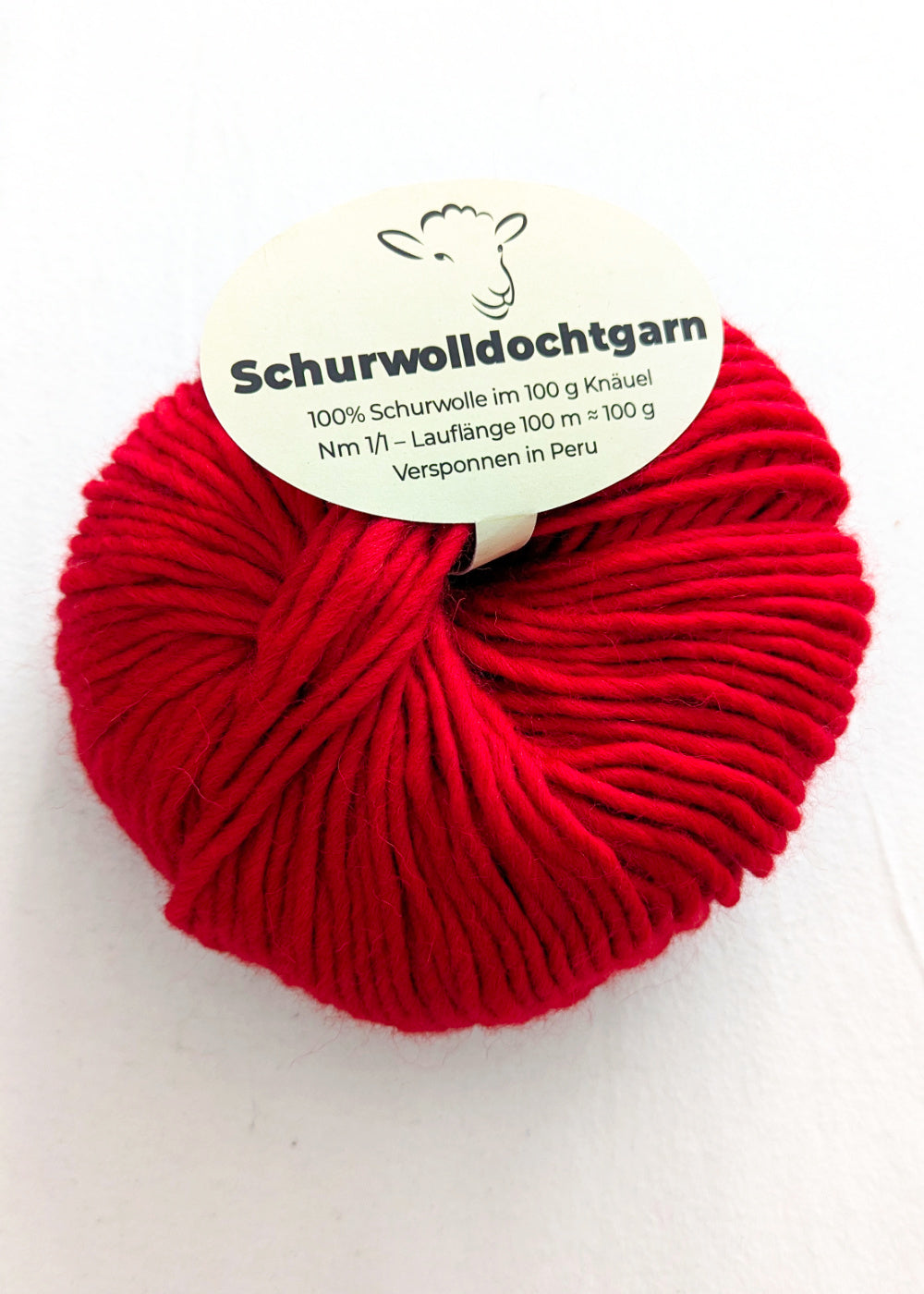 Schurwolldochtgarn