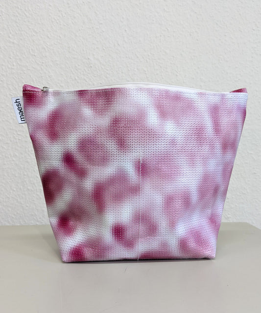 Projekttasche Clutter pink-weiß