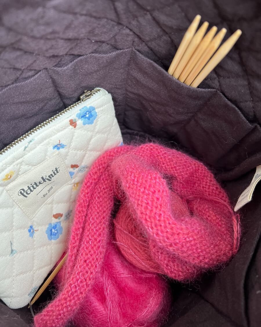 Get Your Knit Together Bag small - Dark Oak