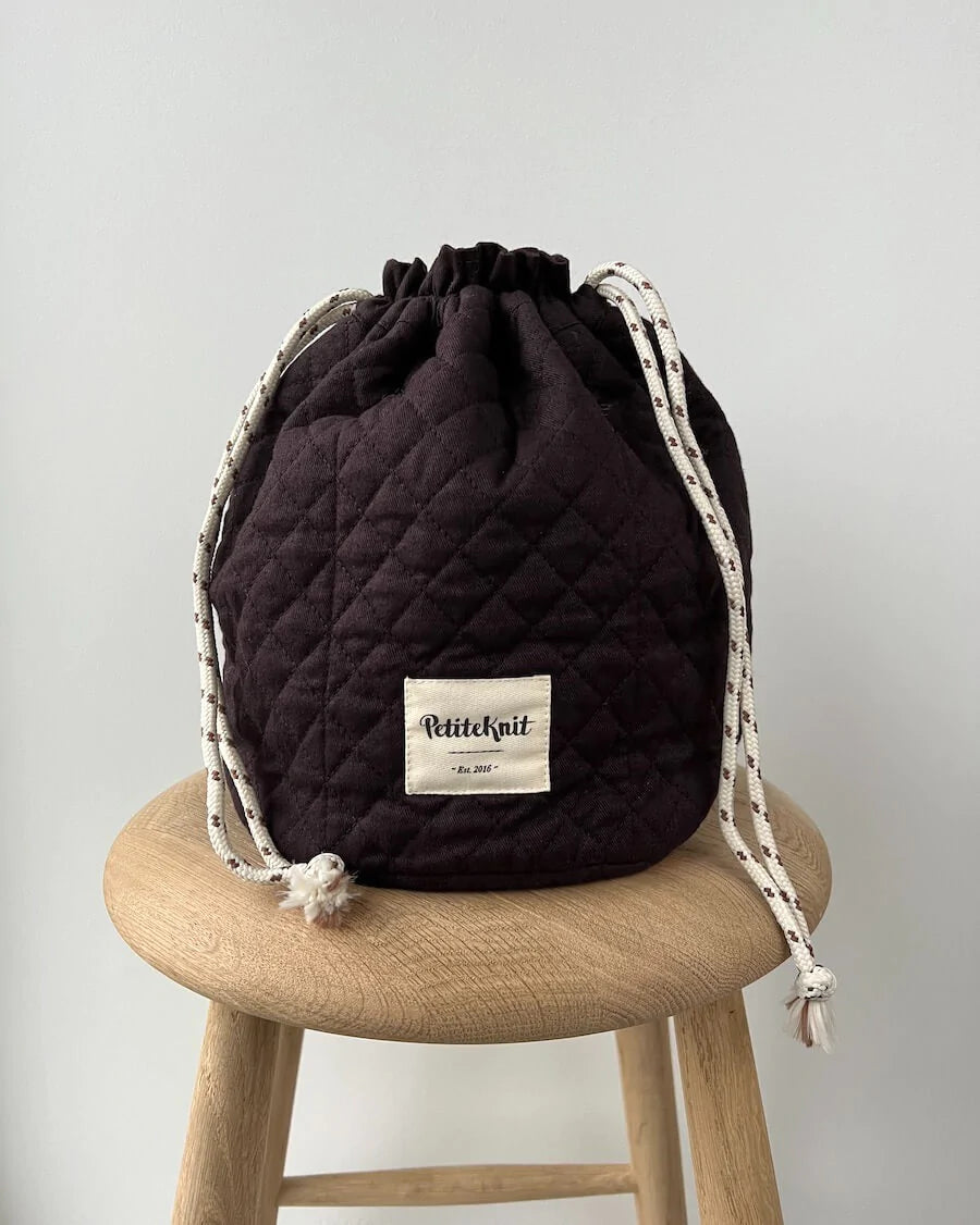 Get Your Knit Together Bag small - Dark Oak