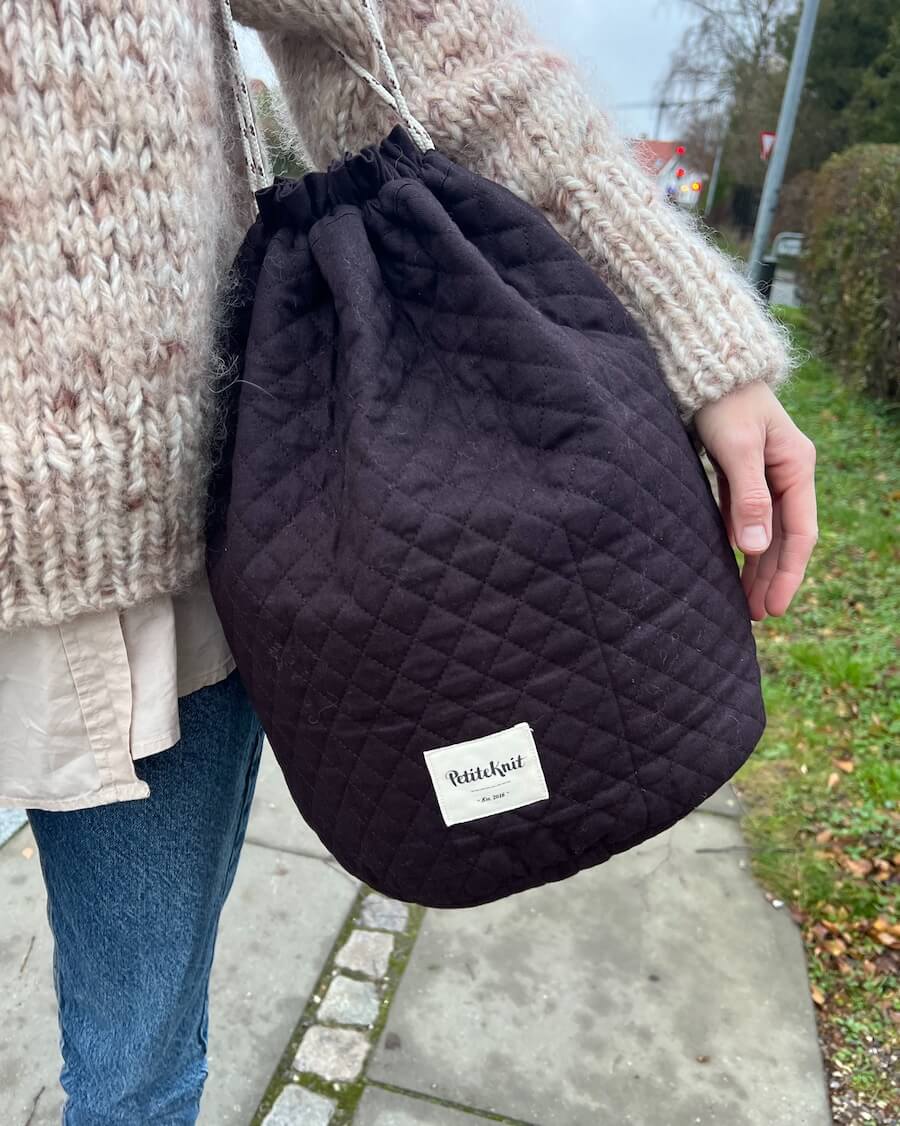 Get Your Knit Together Bag large - Dark Oak