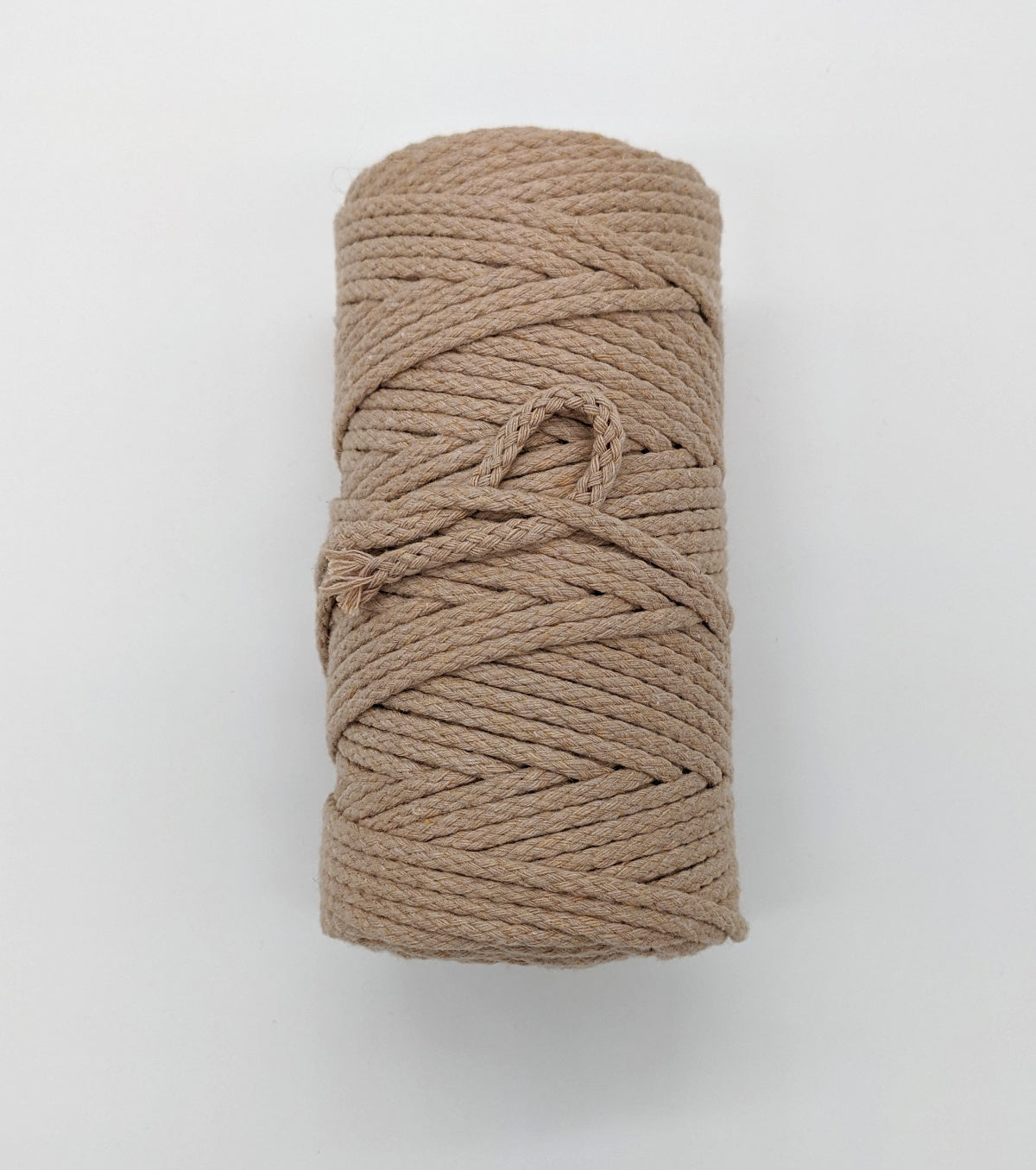 Makramee Garn geflochten 4mm