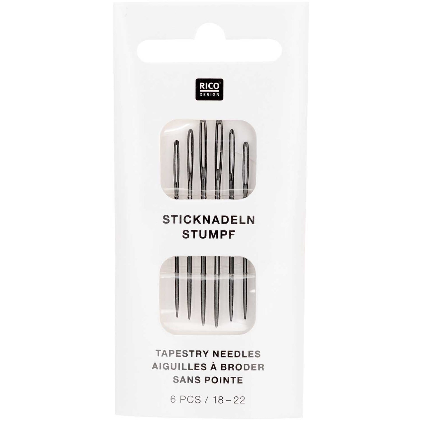 Sticknadeln stumpf 18-22