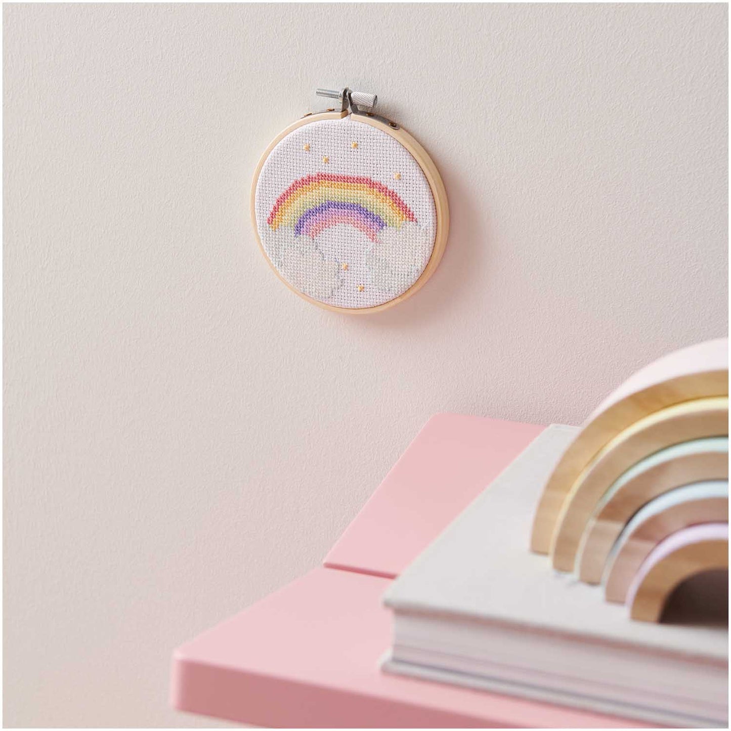 Stickpackung Mini Kit Regenbogen