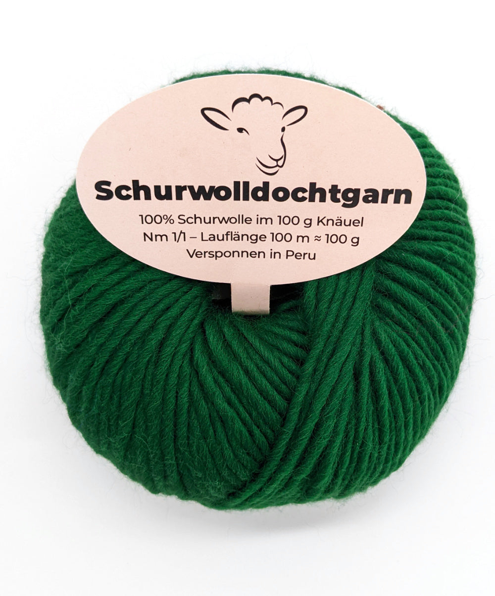Schurwolldochtgarn