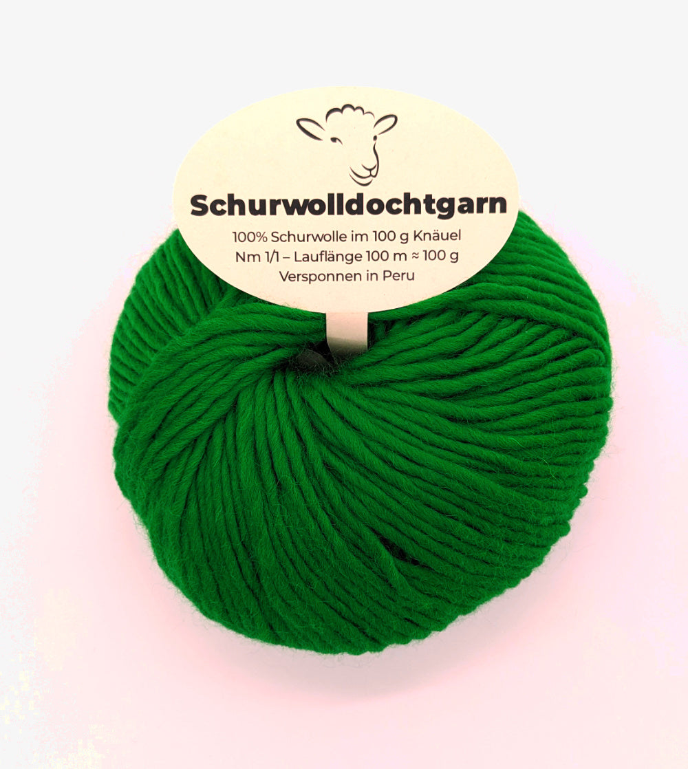 Schurwolldochtgarn