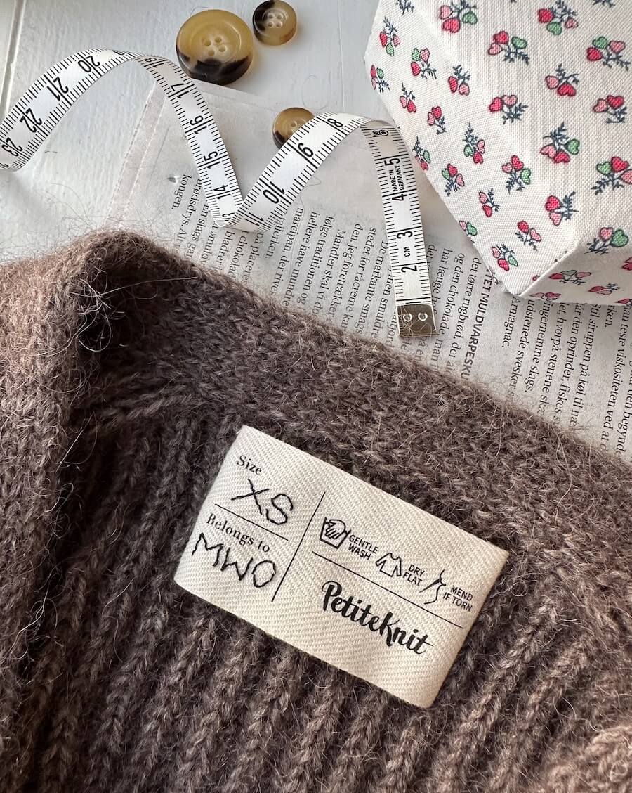 PetiteKnit Baumwoll-Label (diverse)