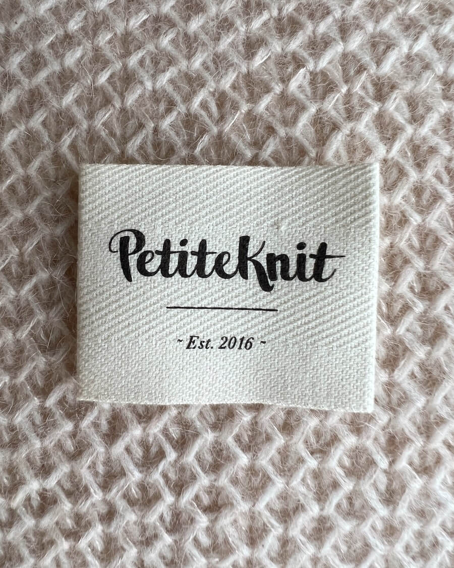 PetiteKnit Baumwoll-Label (diverse)