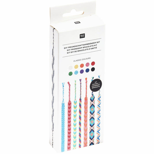 DIY Freundschaftsarmbänder Set (div. Farben)