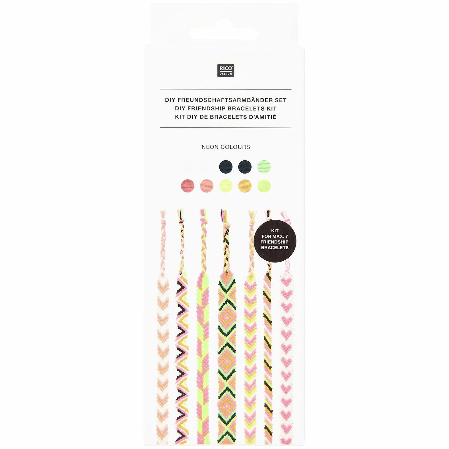 DIY Freundschaftsarmbänder Set (div. Farben)