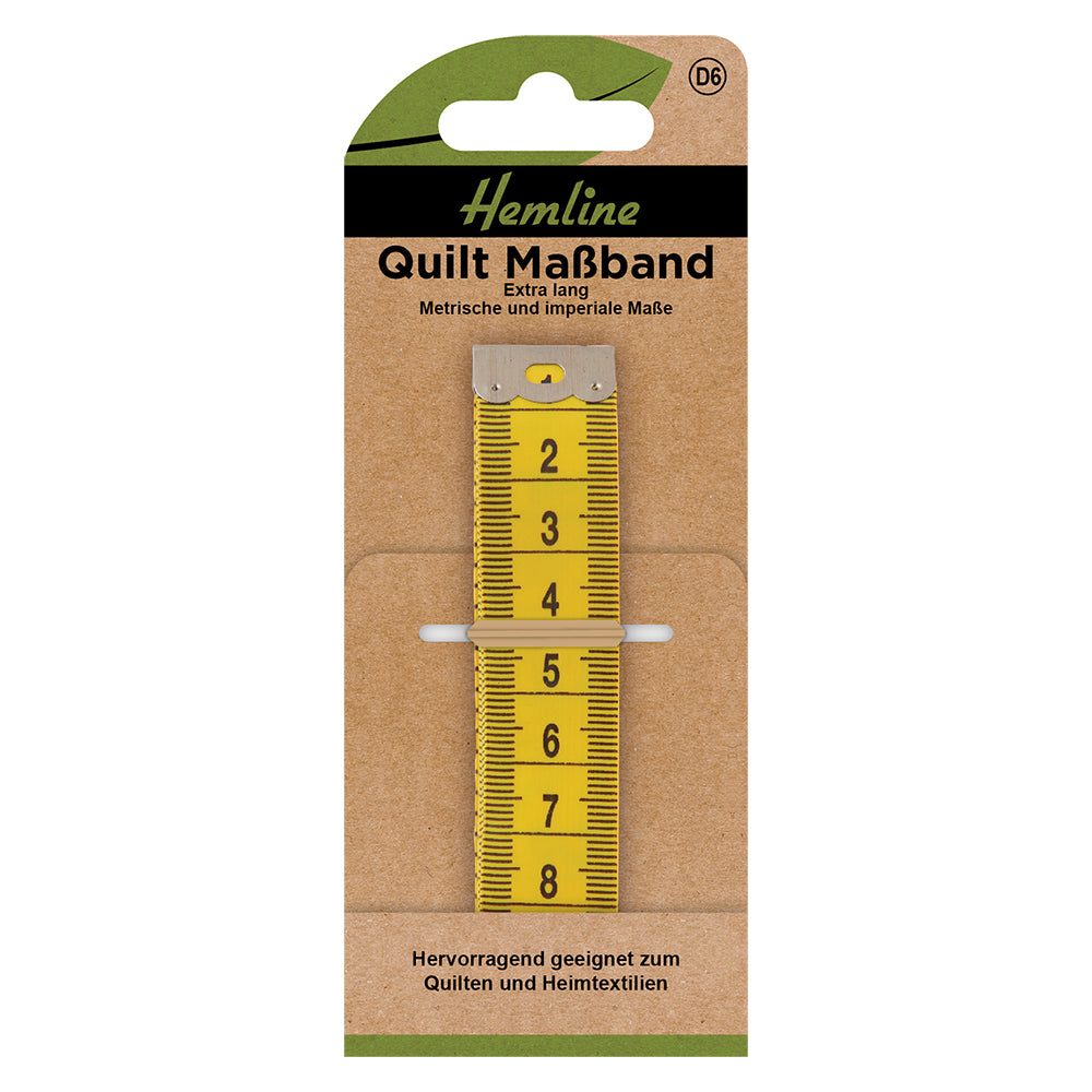 Klassisches Maßband (150 cm oder 300 cm lang)