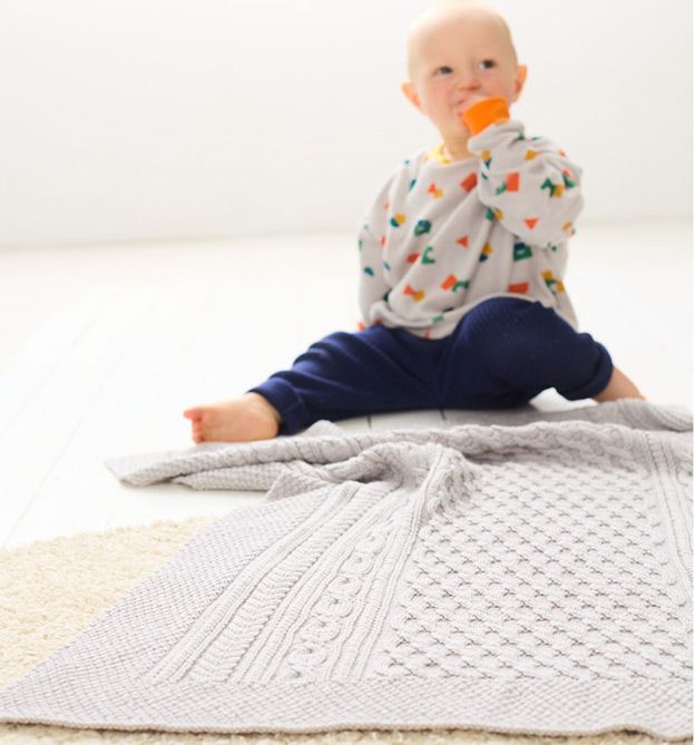 Lydia Klös: Babydecken stricken