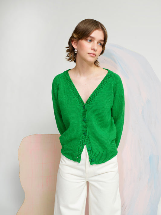 Strickpaket Kløver cardigan aus Petunia von Rauma inkl. Anleitung (NOR)