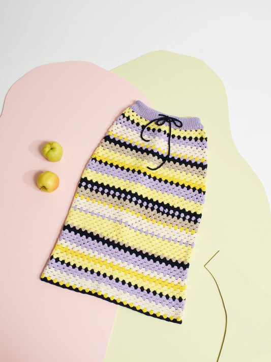 Häkelpaket Krokus Skjørt aus Petunia von Rauma inkl. Anleitung (NOR)