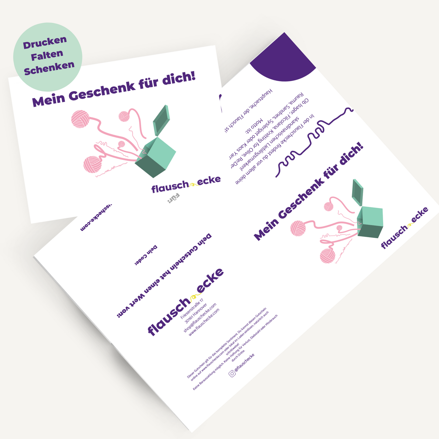 Geschenkgutschein (digital zum Sofortausdruck)