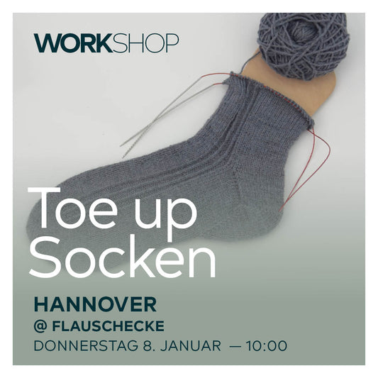 Workshop: Top-Up Socken stricken mit Thorsten Duit am 08.01.2026 (4h)