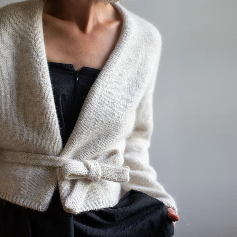 Strickpaket Fold Wrap von Anne Ventzel aus Alpaca 3 ODER Fivel & Silk Mohair von Isager