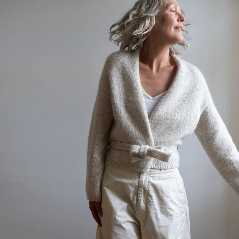 Strickpaket Fold Wrap von Anne Ventzel aus Alpaca 3 ODER Fivel & Silk Mohair von Isager