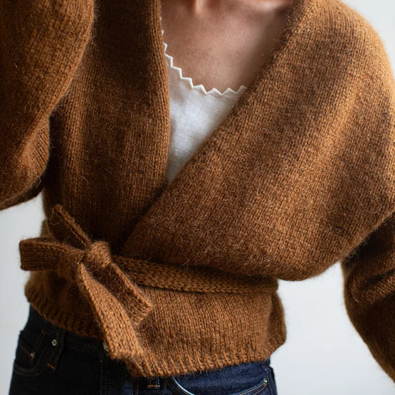 Strickpaket Fold Wrap von Anne Ventzel aus Alpaca 3 ODER Fivel & Silk Mohair von Isager