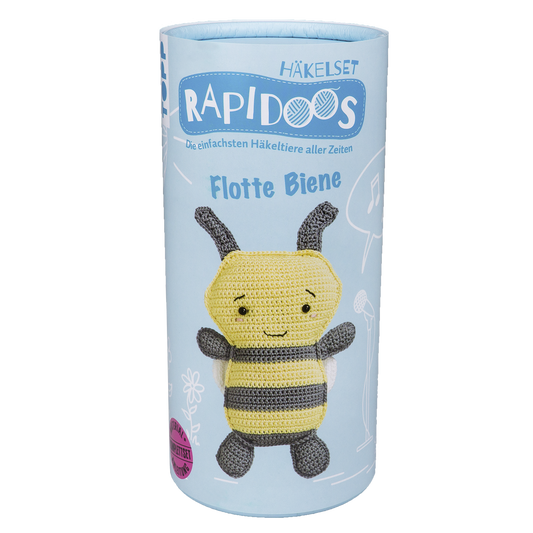 Häkelset Flotte Biene