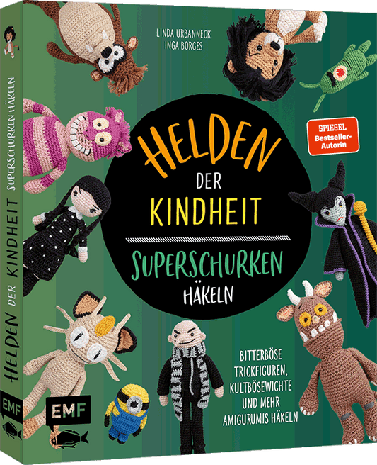 Helden der Kindheit – Das Häkelbuch der Superschurken