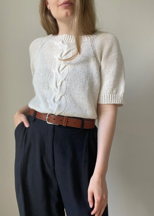 Strickpaket Busan Tee von Aegyoknit aus Hør Silke von Gepard + Beilaufgarn [Budgetversion]