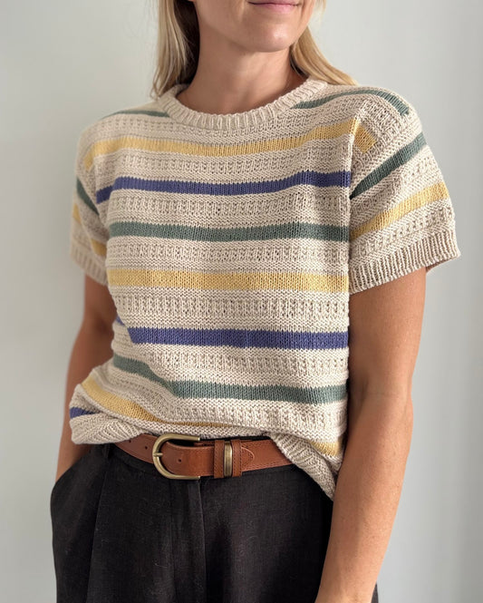 Strickpaket Stornoway Tee von Coco Amour Knitwear aus Line von Sandnes