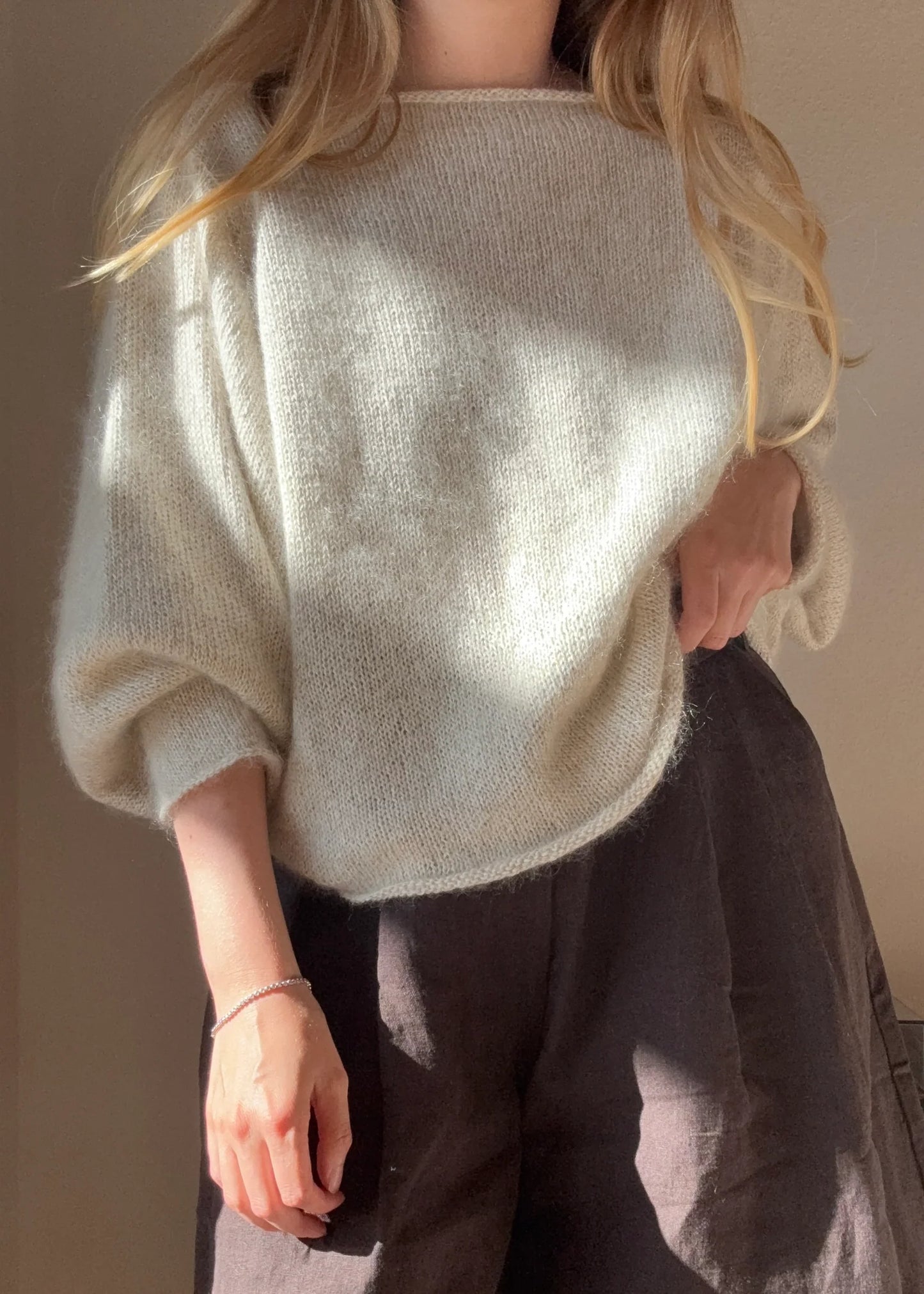 Strickpaket Volare Blouse von Aegyoknit aus dem Originalgarn von Isager