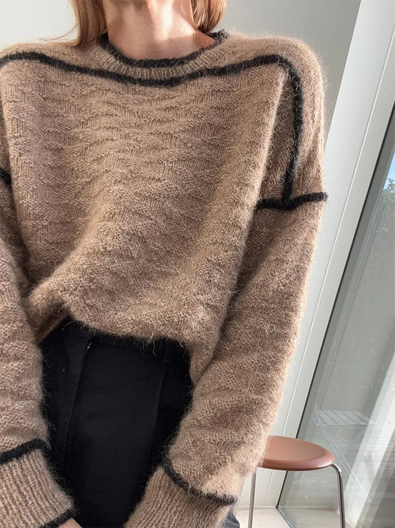 Strickset Zoe Loop Sweater (mohairfrei) von Otherloops aus dem Originalgarn von Isager