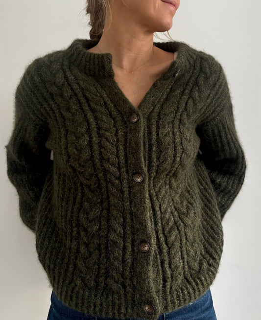 Strickset Rosebud Cardigan von Coco Amour Knitwear aus dem Originalgarn von Gepard (opt. mit Anleitung)