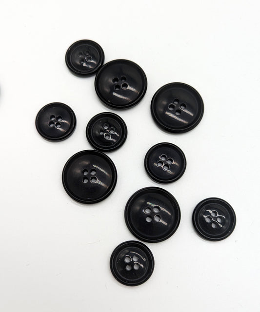 Knopf schwarz in ⌀18mm und ⌀23mm