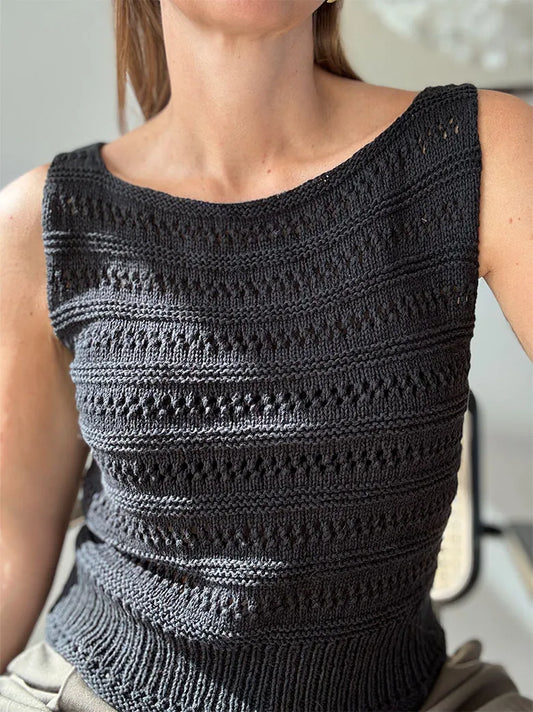 Strickpaket Lacey Loop Top von Otherloops (inkl. Anleitung) aus Palet & Trio 1 vom Isager